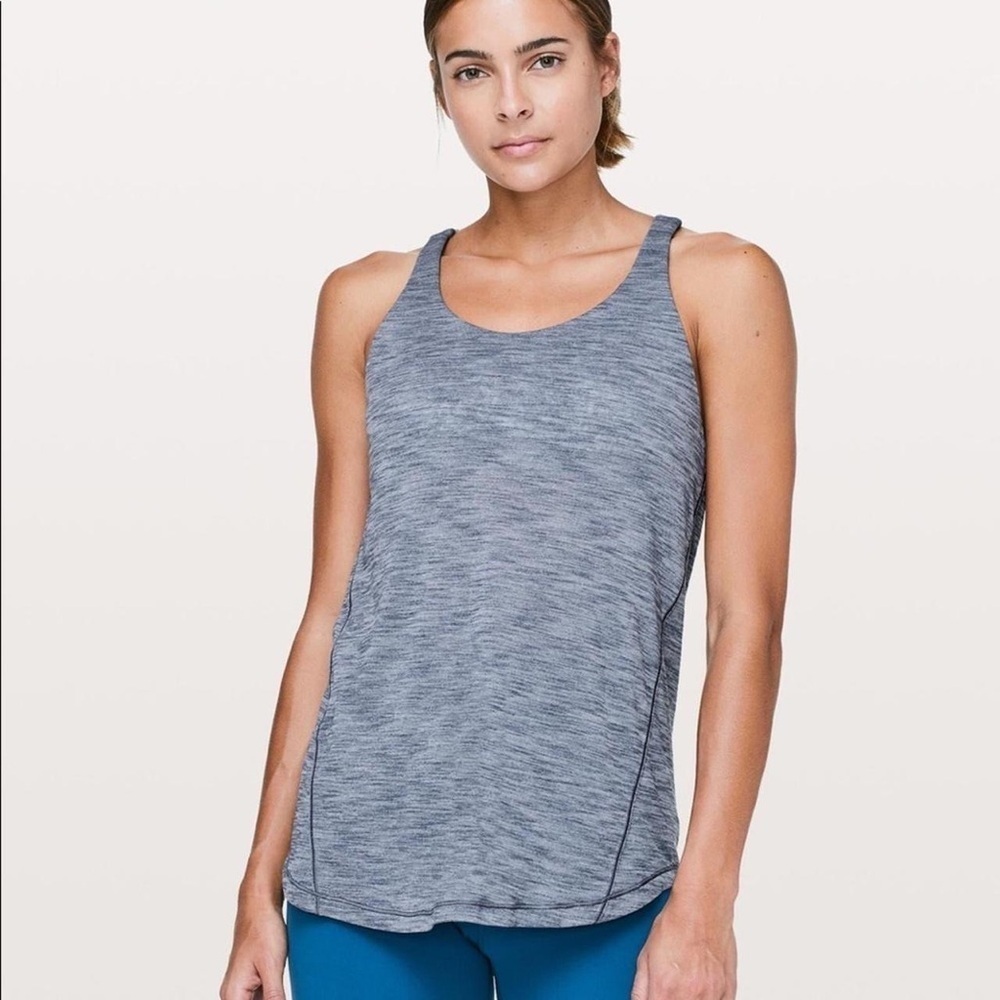 Lululemon | 2 in 1 Tank | Color Blue | Size 8